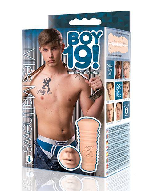 Icon Brands - BOY 19 Teen Twink - Miles Mathews - Custom Oral Masturbator - Image 11