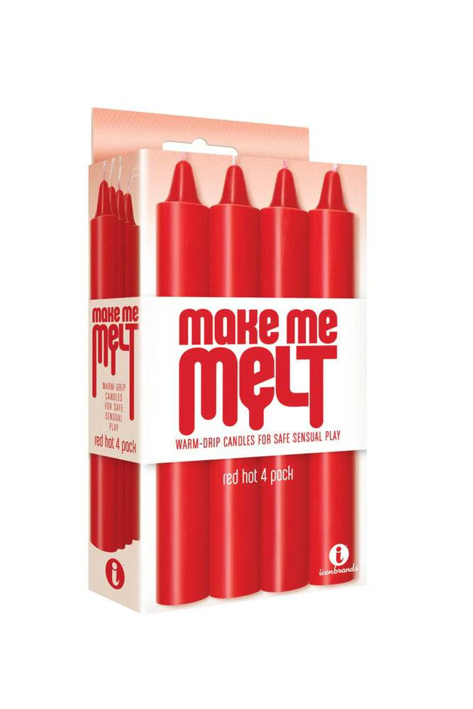 Icon Brands - Make Me Melt - Warm Drip Candles - Red - Image 2