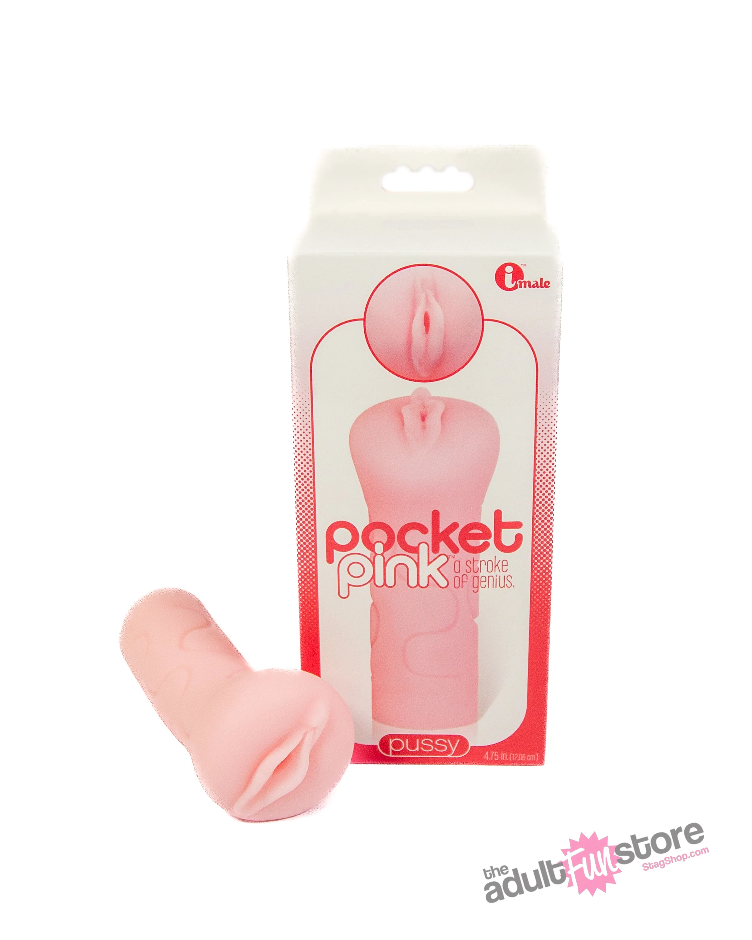Icon Brands - Pocket Pink Pussy Stroker - Pink - Image 2
