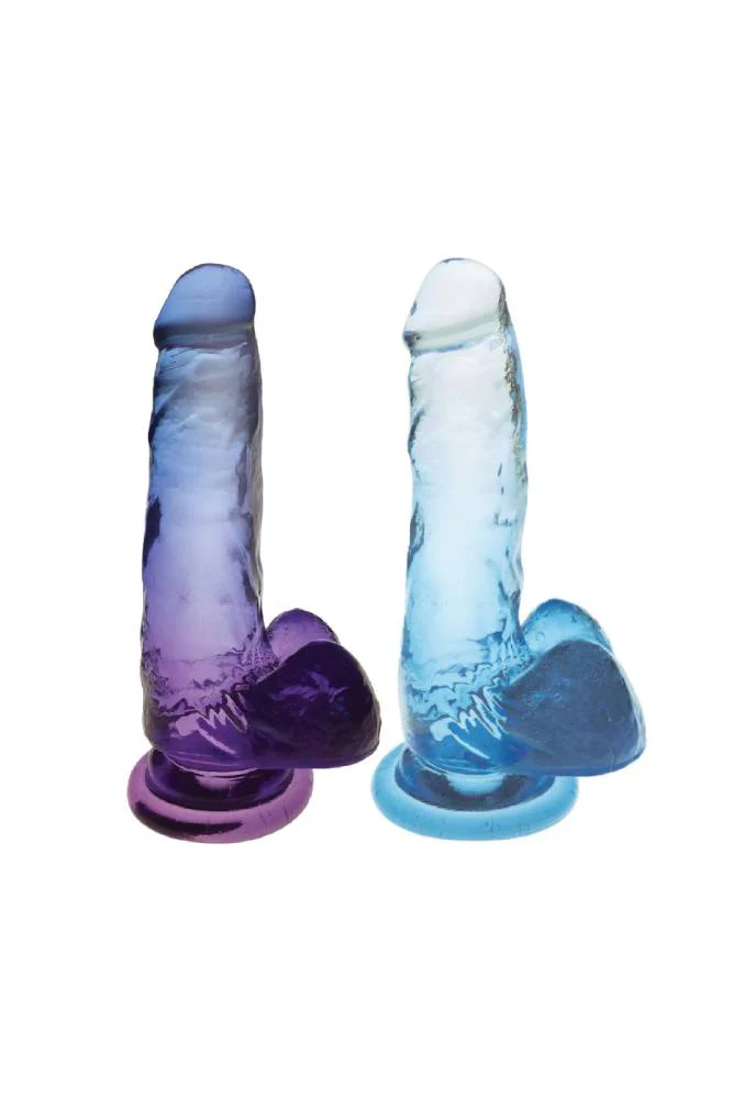 Icon Brands - Shades 7" Dildo With Balls - Image 4