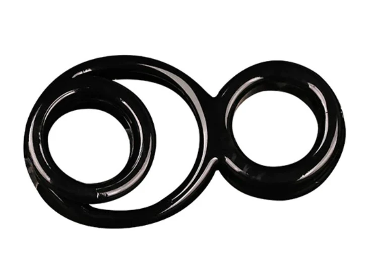 Icon Brands - Triple Play - Cock Ring & Ball Stretcher - Black - Image 2