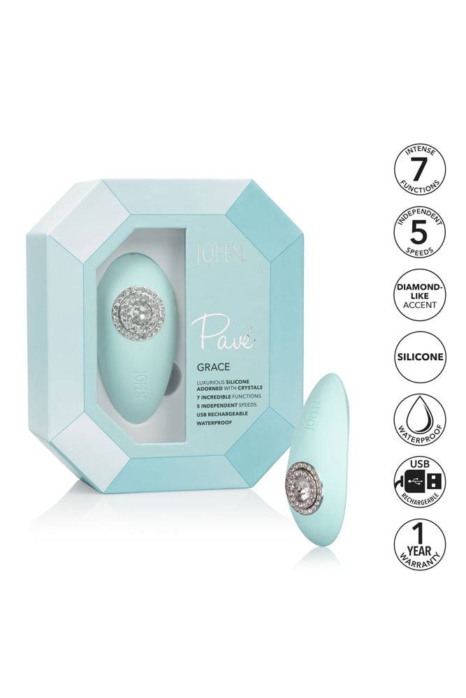 Jopen - Pavé - Grace - Crystal Adorned Mini Massager - Image 3