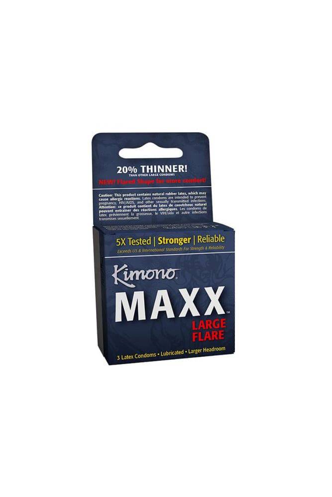 Kimono - Maxx Large Flare Condom - 3 pack