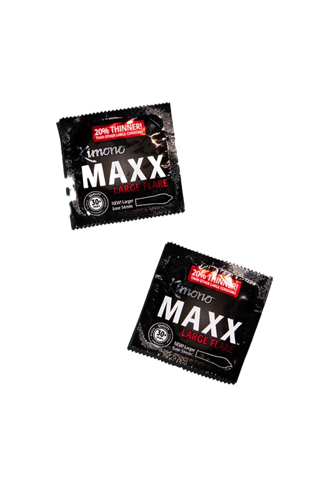 Kimono - Maxx Large Flare Condom - 3 pack - Image 2