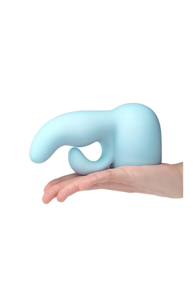 Le Wand - Dual Weighted Silicone Wand Attachment - Blue - Image 3