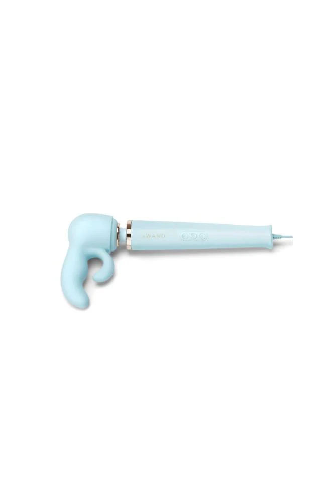 Le Wand - Dual Weighted Silicone Wand Attachment - Blue - Image 4