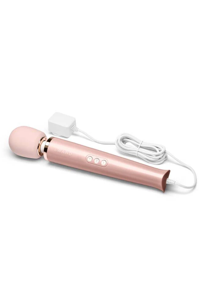 Le Wand - Plug-In Vibrating Massager - Rose Gold