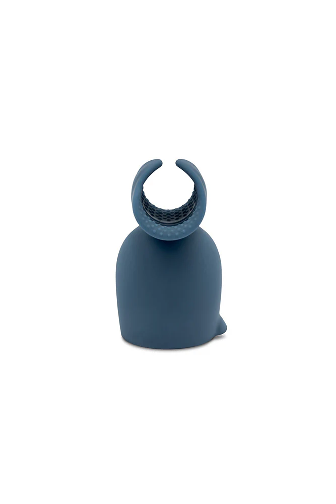 Le Wand - Stroke Penis Play Silicone Wand Attachment - Blue