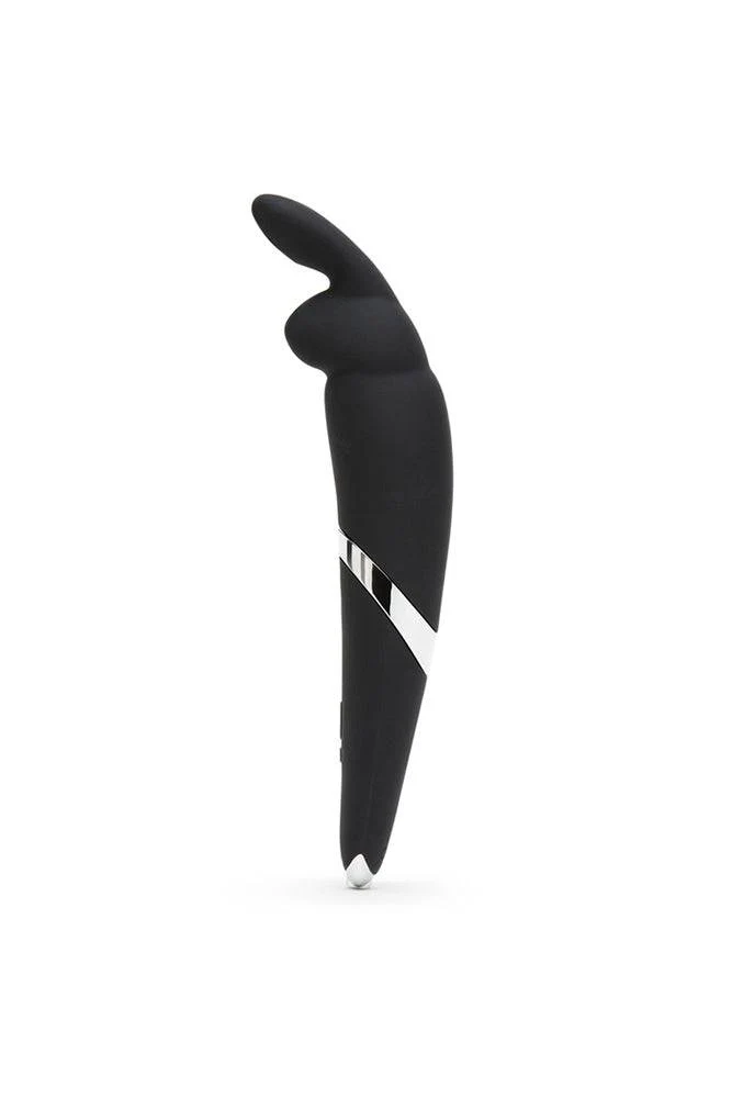 Lovehoney - Happy Rabbit - Rechargeable Vibrating Rabbit Ear Wand - Black - Image 2