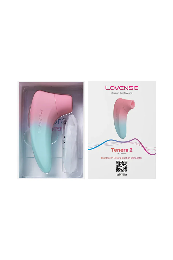 Lovense - Tenera 2 App-Controlled Clitoral Suction Stimulator - Blue/Pink - Image 9