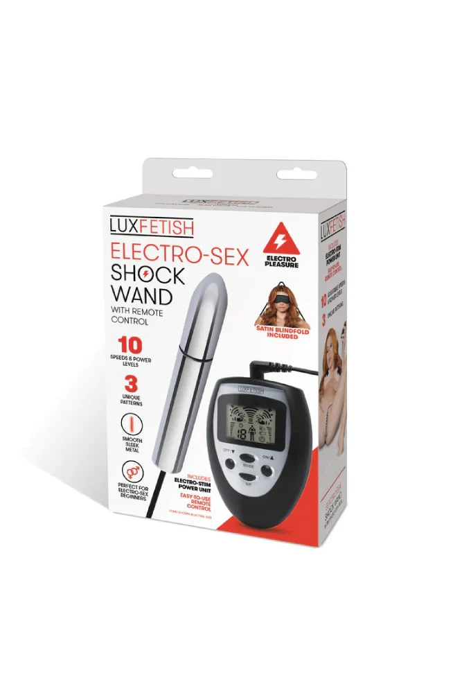 Lux Fetish - Electro-sex Shock Wand With Remote Control - Image 5