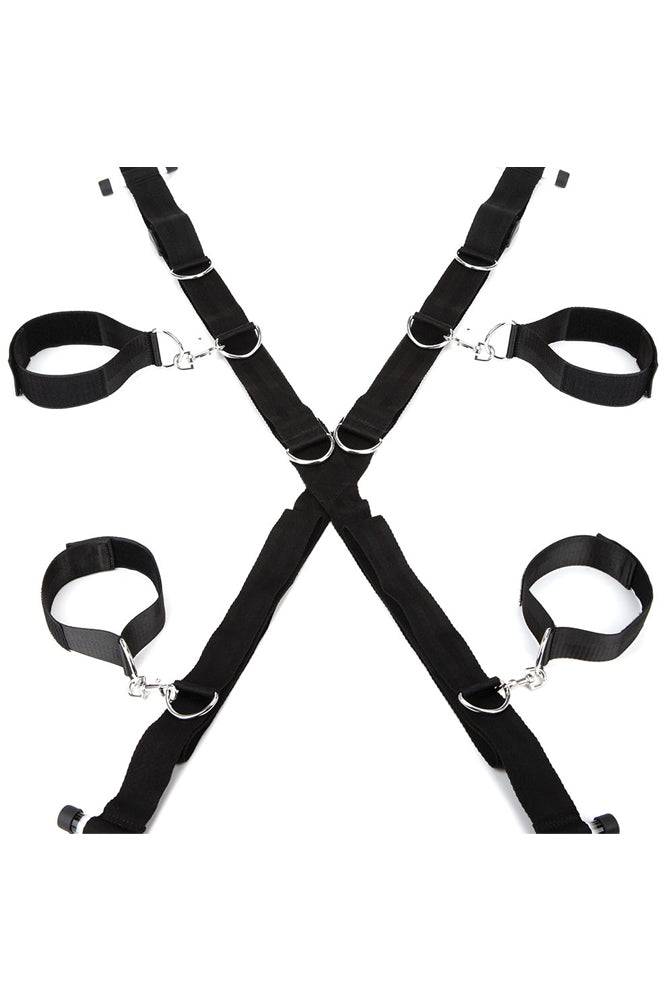 Lux Fetish - Over The Door Cross Cuff Set - Image 5