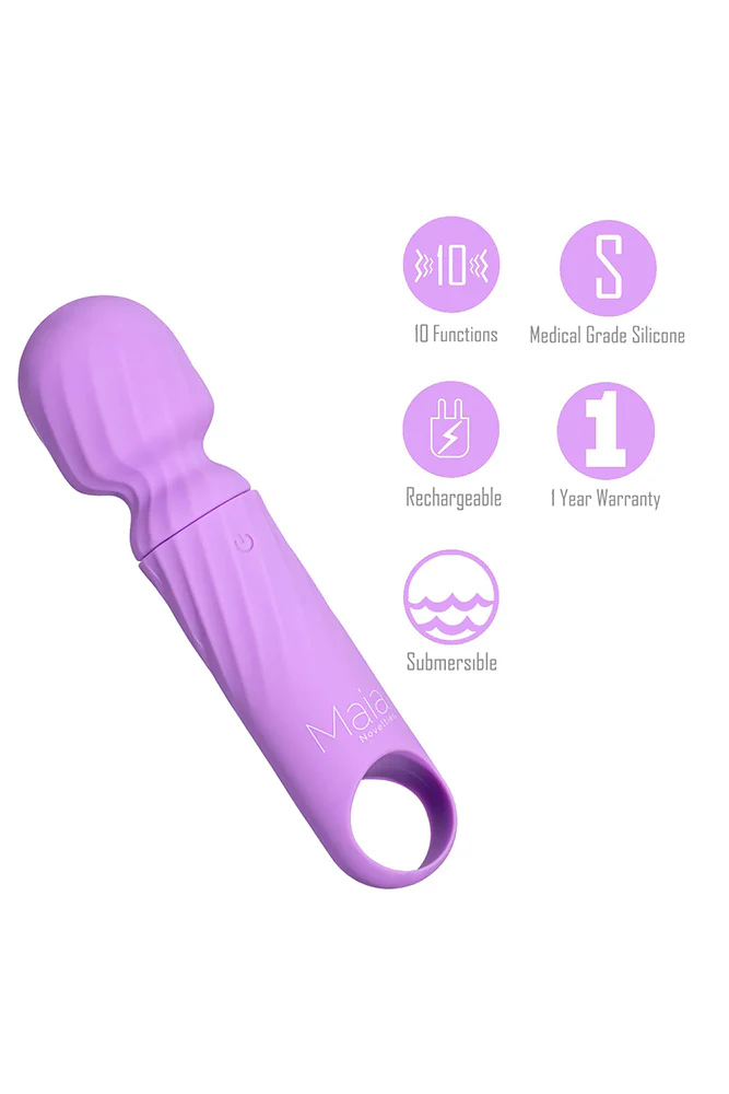 Maia Toys - VibeLite - Dolly Mini Wand Vibrator - Lavender - Image 4