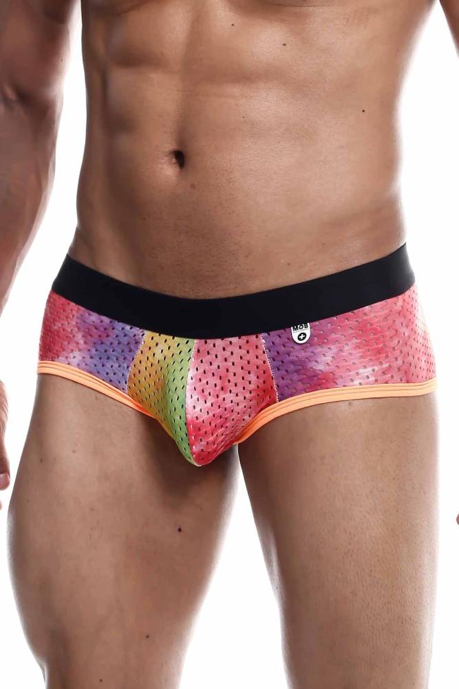 Male Basics - Aero Brief - Orange/Tie Dye - MBL55