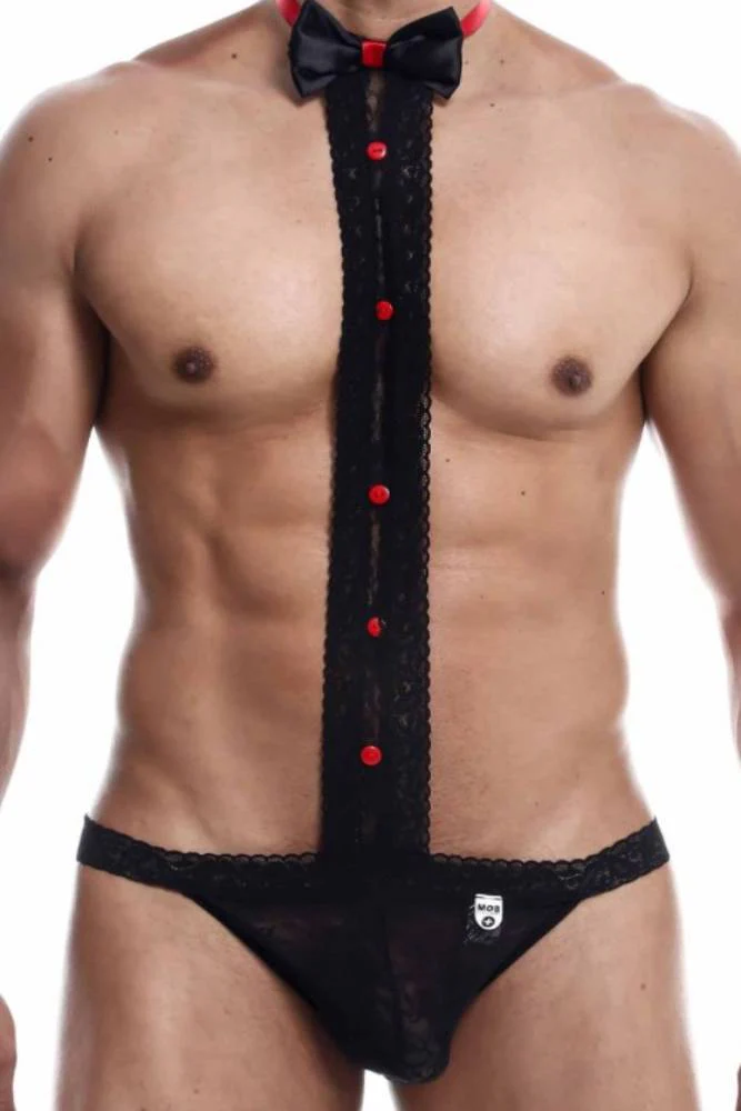 Male Basics - Tuxedo Jockstrap - Black - MBL56