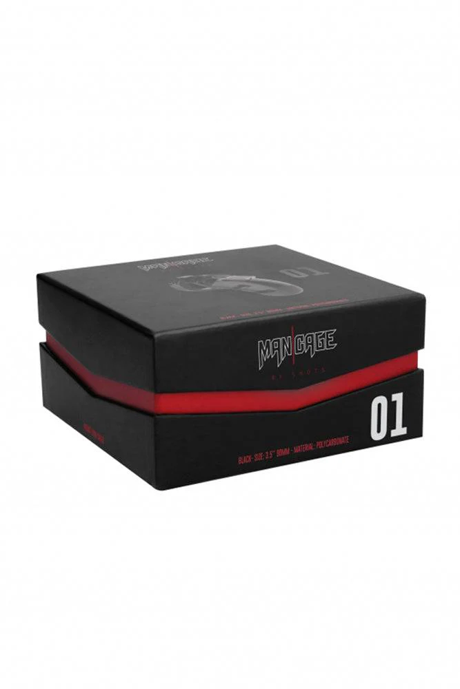 ManCage by Shots Toys - Model 01 Cock Cage - 3.5 Inch - Black - Image 3