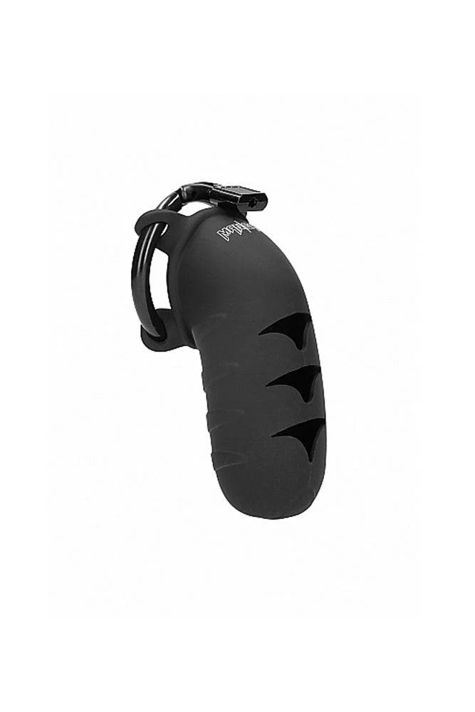 ManCage by Shots Toys - Model 08 Silicone Cock Cage - 4.2 Inches - Black