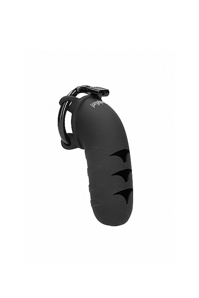 ManCage by Shots Toys - Model 09 Silicone Cock Cage - 5.3 Inches - Black