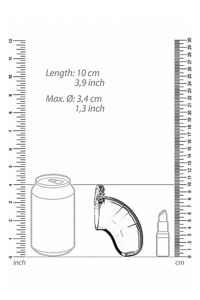 ManCage by Shots Toys - Model 15 Cock Cage & Plug - 3.5 Inch - Clear - Image 4