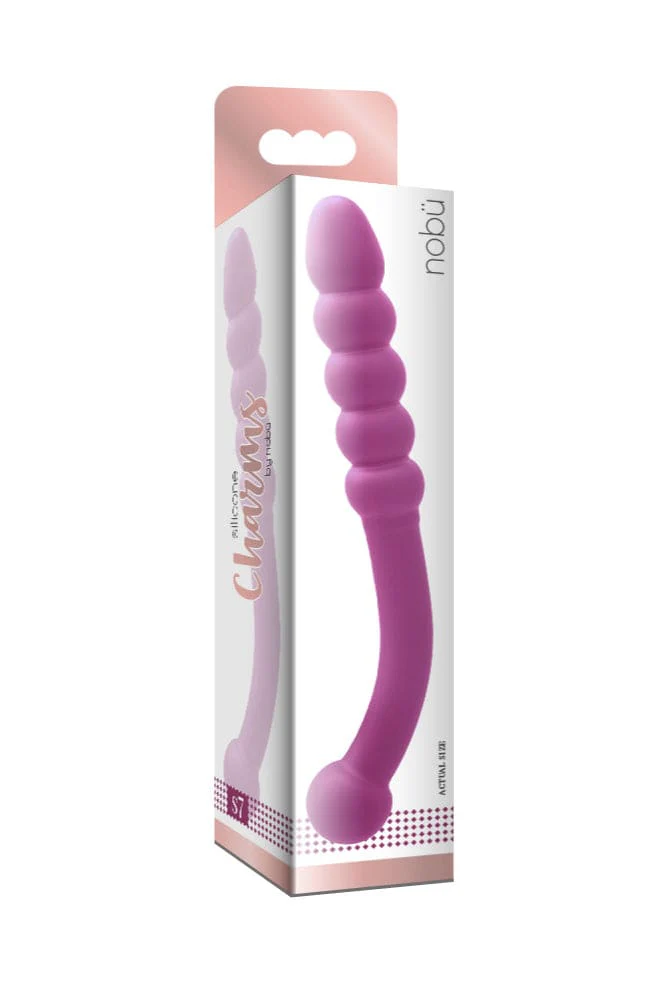 Nobu - Charms S.7 Silicone Dong - Pink - Image 2