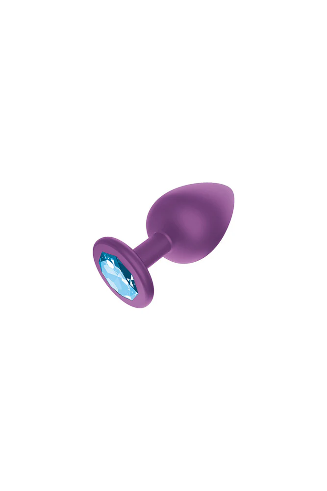 Nobu - Thrills - Small Silicone Anal Plug With 4 Interchangeable Jewels