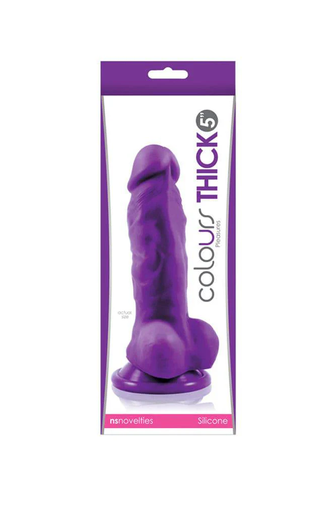 NS Novelties - Colours - 5 Inch Pleasures Thick Dildo - Assorted Colors - Image 16