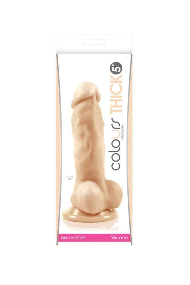 NS Novelties - Colours - 5 Inch Pleasures Thick Dildo - Assorted Colors - Image 17