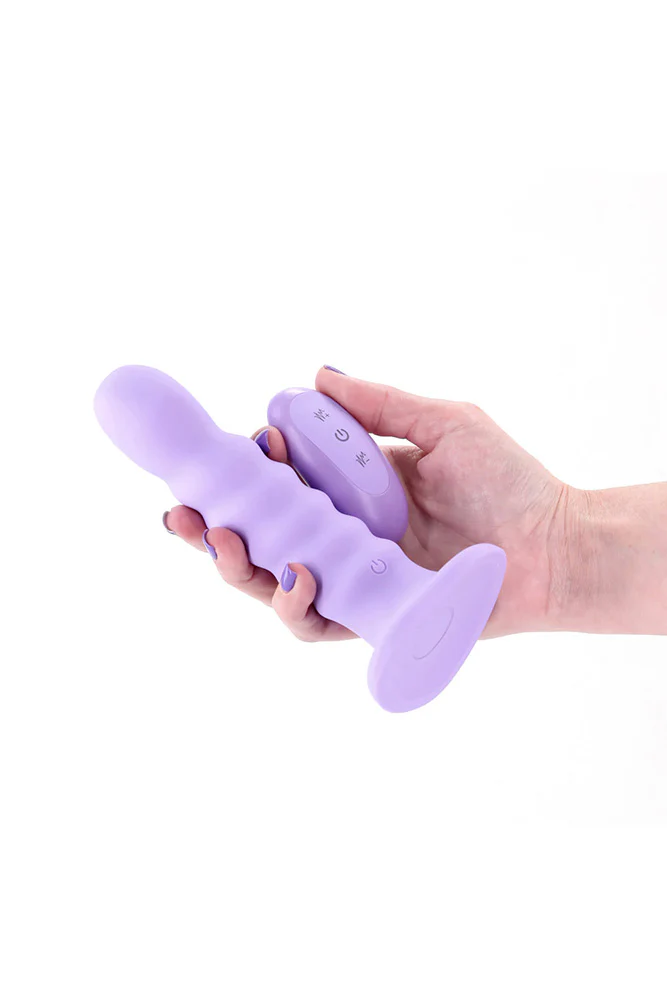 NS Novelties - Colours - 6" Ribbed Vibrating Dildo With Remote Control - Image 3