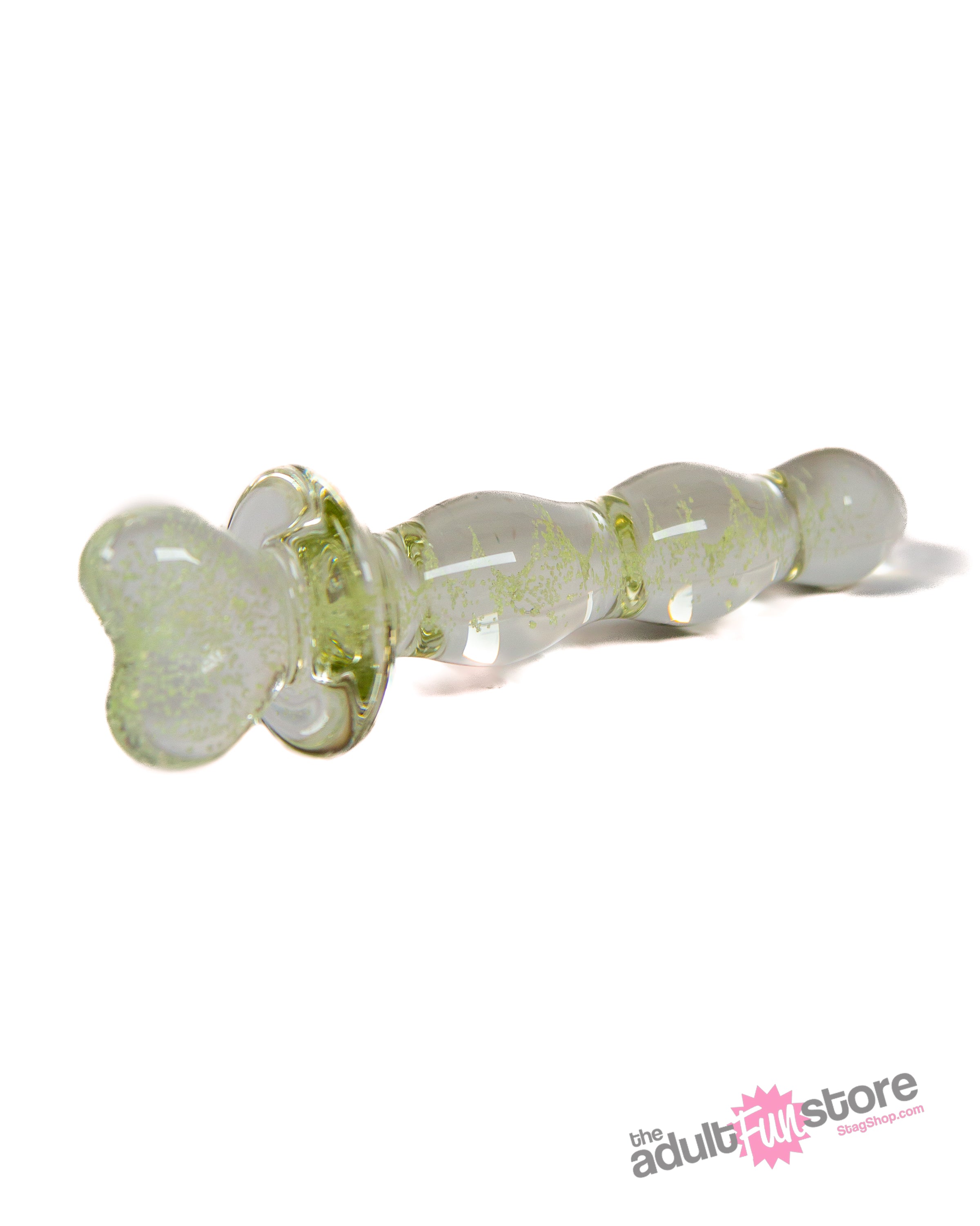 NS Novelties - Firefly - Heart A Glow - Glass Dildo - Glow-in-the-dark/Clear - Image 4