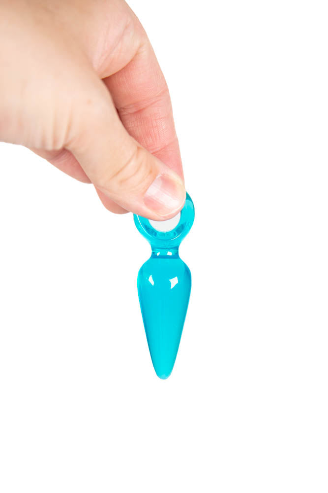 NS Novelties - Jolie - Pleasures Mini Butt Plug - Aqua - Image 7