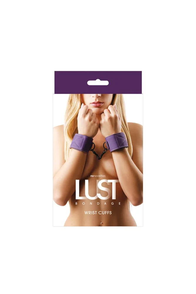 NS Novelties - Lust - Wrist Cuffs - Purple - Image 2