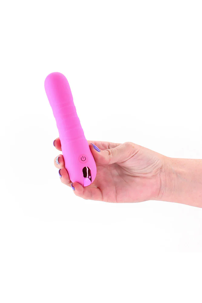 NS Novelties - Pretty In Pink - Crush Thrusting Vibrator - Image 2