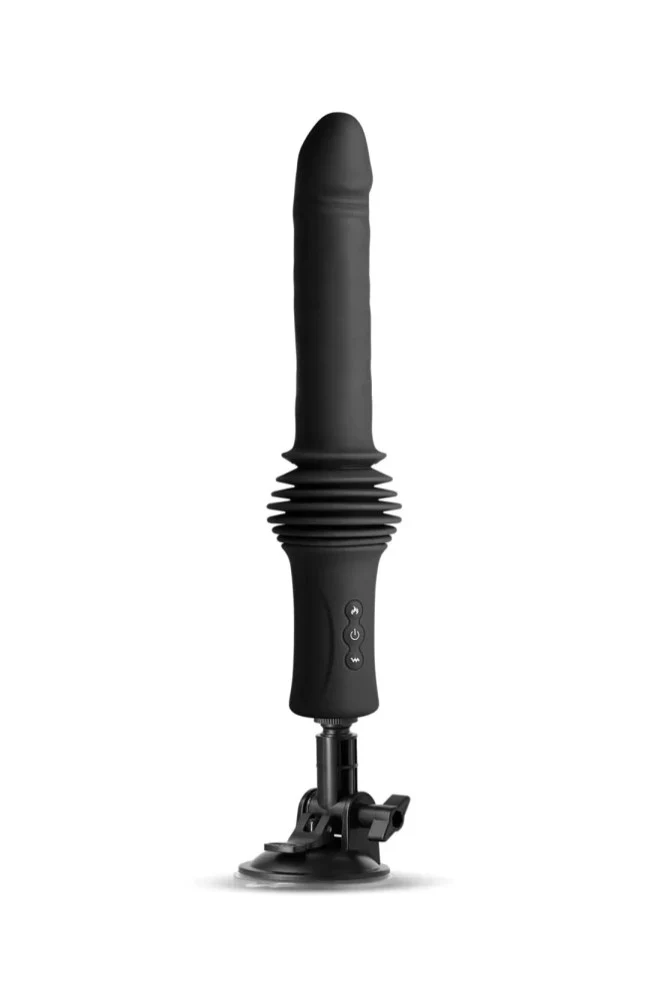 NS Novelties - Renegade - Super Stroker Thrusting Dildo with Remote Control - Black