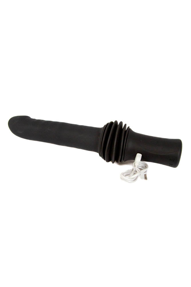 NS Novelties - Renegade - Super Stroker Thrusting Dildo with Remote Control - Black - Image 5