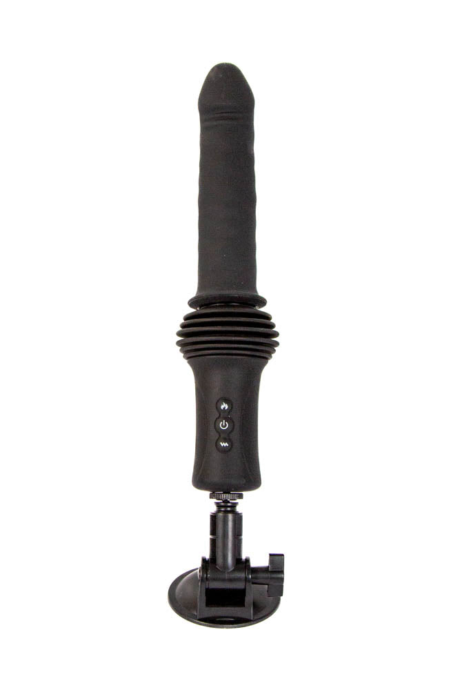 NS Novelties - Renegade - Super Stroker Thrusting Dildo with Remote Control - Black - Image 7