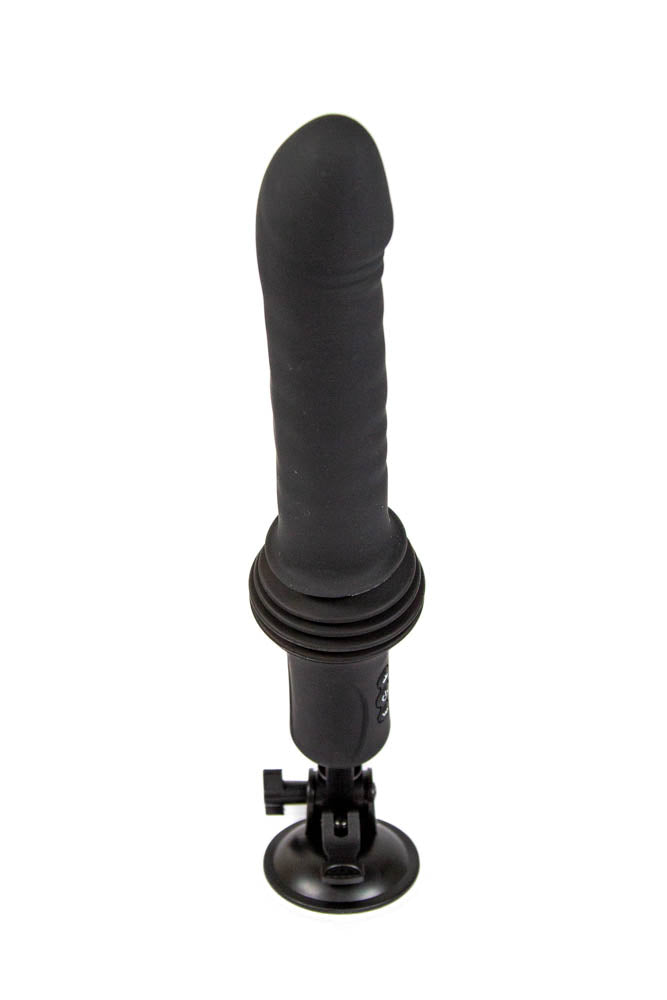 NS Novelties - Renegade - Super Stroker Thrusting Dildo with Remote Control - Black - Image 8