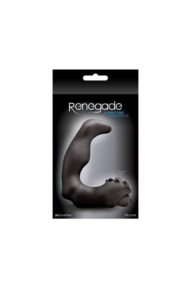 NS Novelties - Renegade - Vibrating Prostate Massager II - Black - Image 2