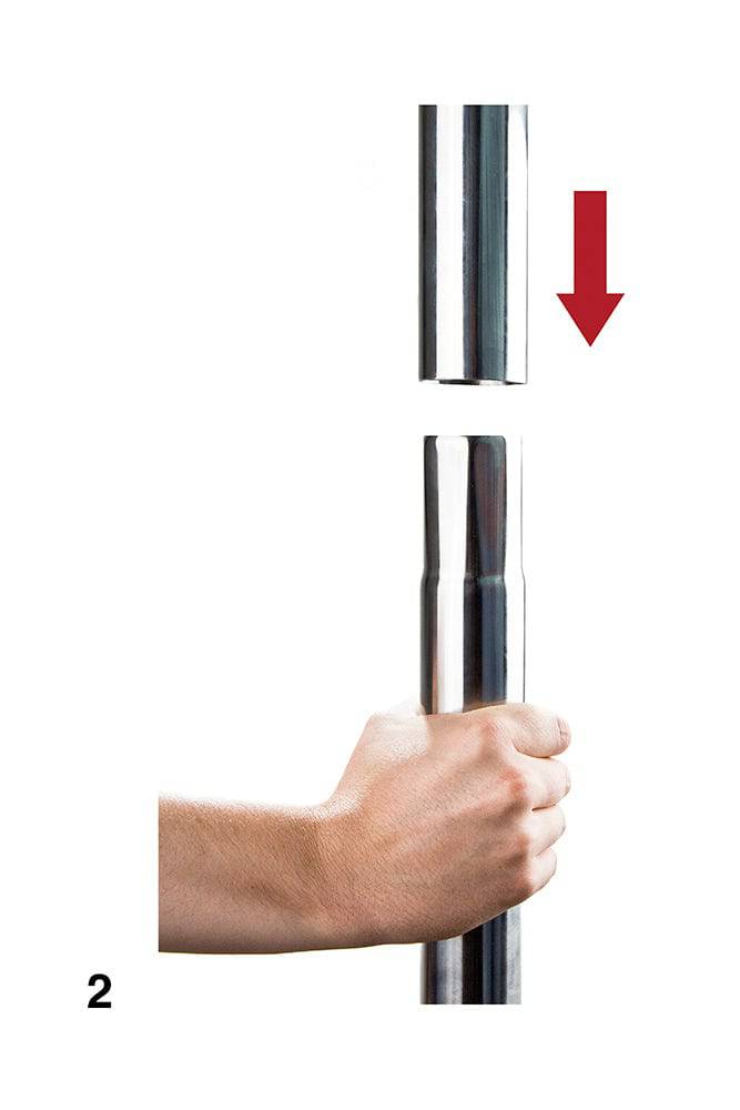 Ouch By Shots - Dance Pole - Silver - Image 4