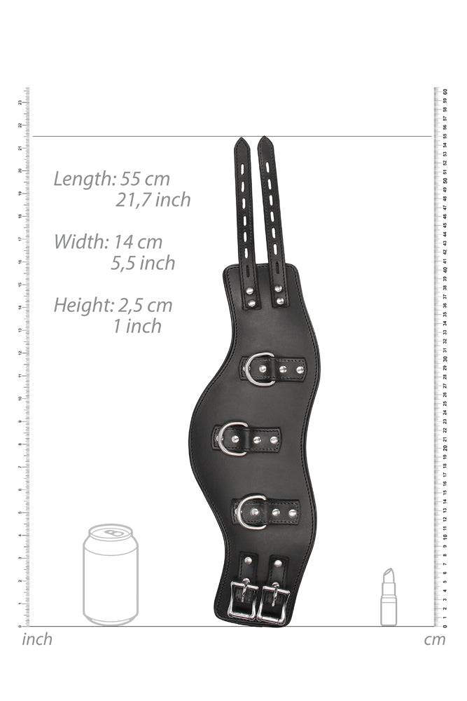 Ouch by Shots - Heavy Duty Padded Posture Collar - Black - Image 7