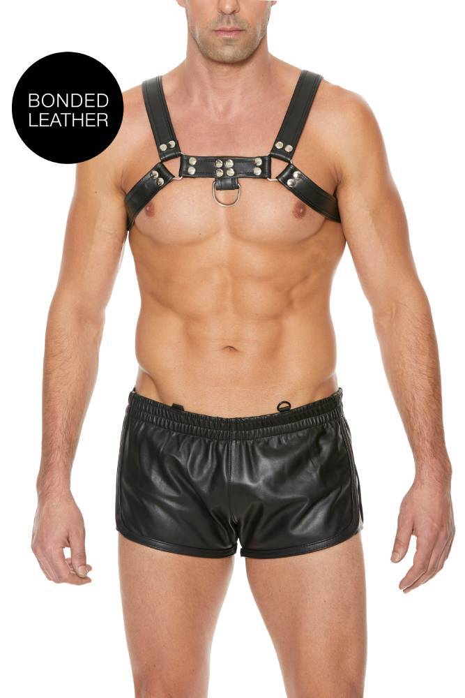 Ouch By Shots Toys - Bulldog Chest Harness - Black - Image 2