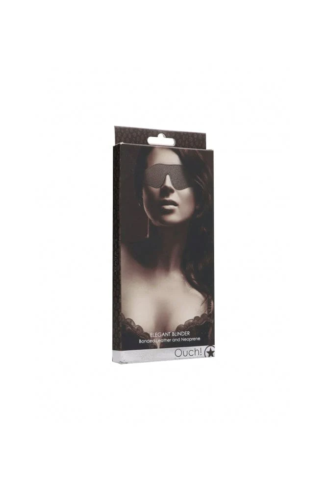 Ouch by Shots Toys - Elegant Blinder - Grey - Image 2