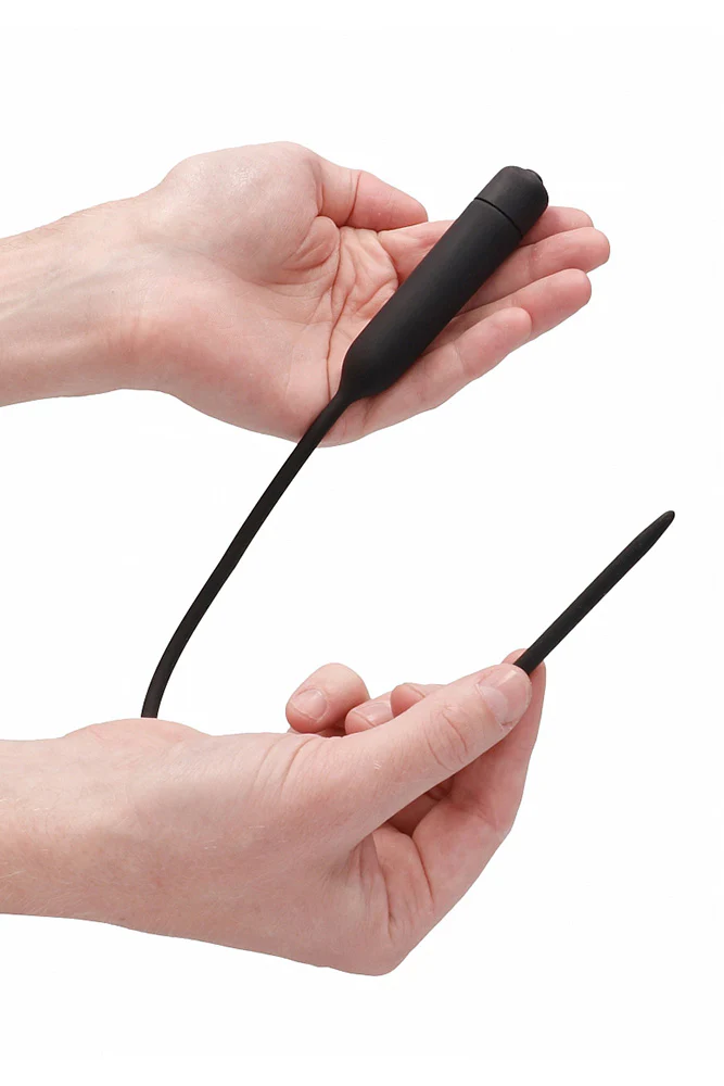 Ouch by Shots Toys - Extra Long Vibrating Silicone Urethral Sound - Image 4