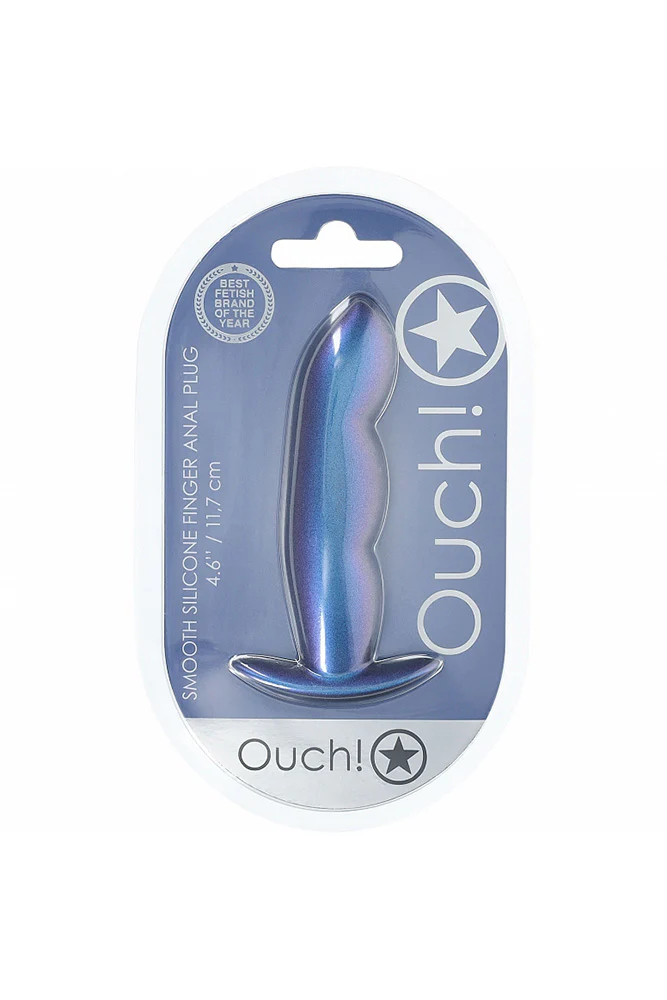Ouch by Shots Toys - Finger Shaped Silicone Anal Plug - Image 6