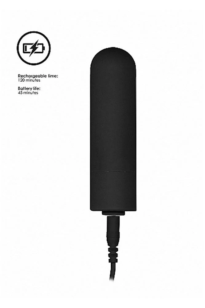 Ouch by Shots Toys - Rechargeable Vibrating Anal Set - Black - Image 9