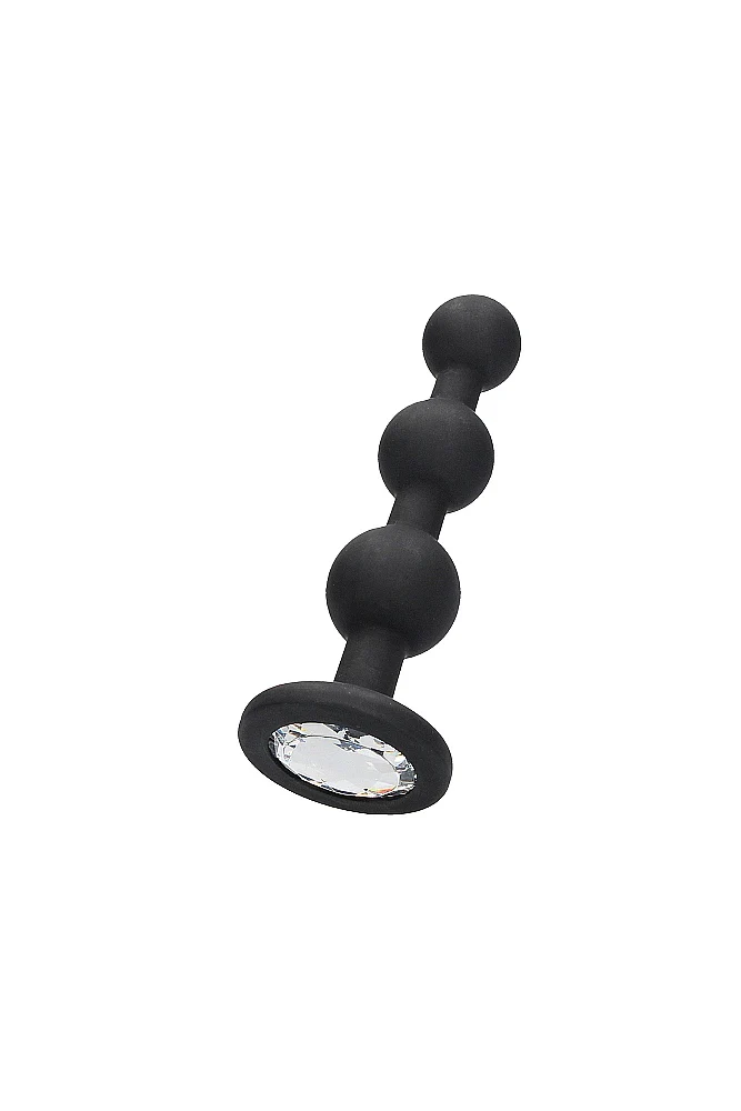 Ouch by Shots Toys - Silicone Beaded Diamond Butt Plug