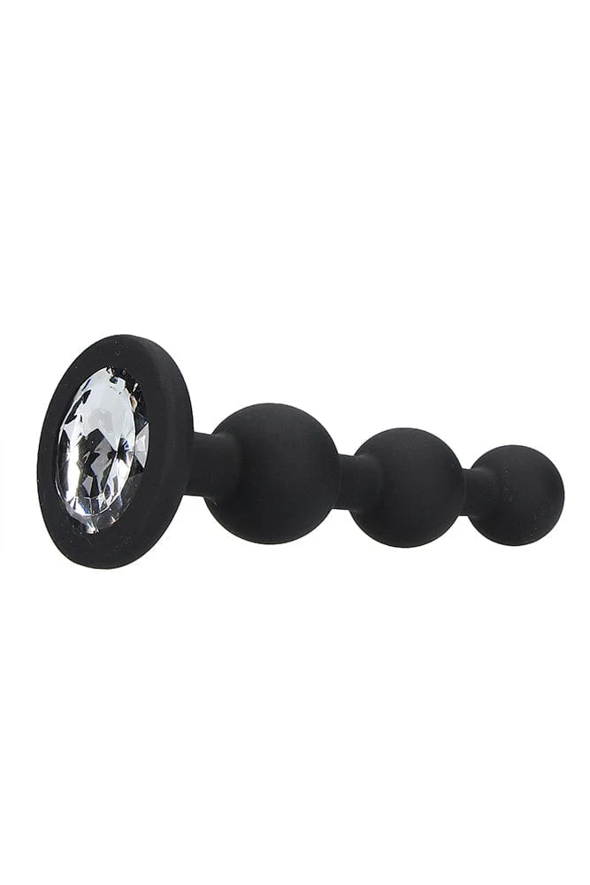 Ouch by Shots Toys - Silicone Beaded Diamond Butt Plug - Image 2