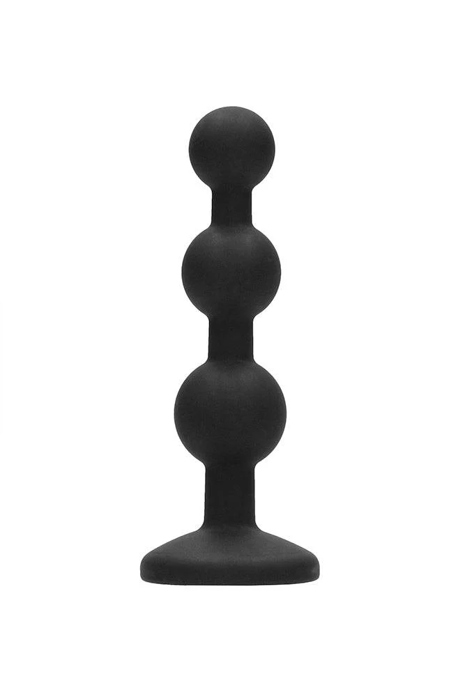Ouch by Shots Toys - Silicone Beaded Diamond Butt Plug - Image 3