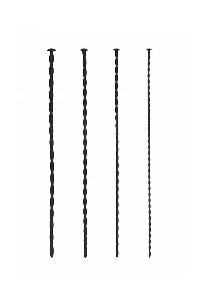 Ouch by Shots Toys - Silicone Spiral Screw Urethral Sounding Set