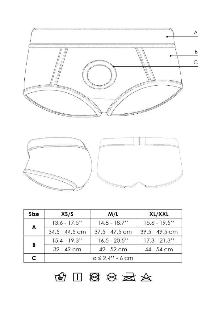 Ouch by Shots Toys - Vibrating Strap-on Brief - Image 9