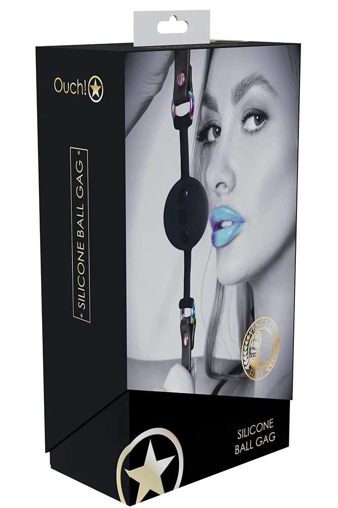 Ouch International - Venice Collection - Silicone Ball Gag - Image 3